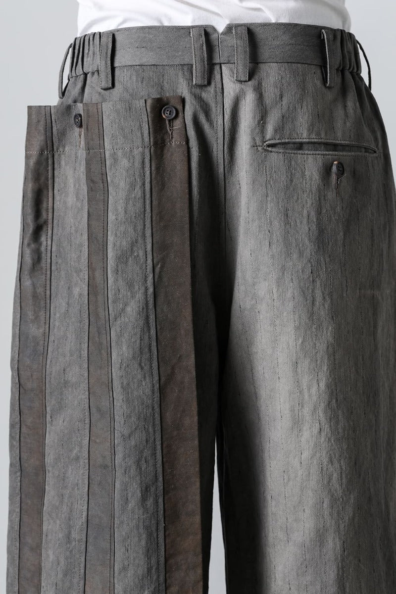 プリーツワイド トラウザーズ