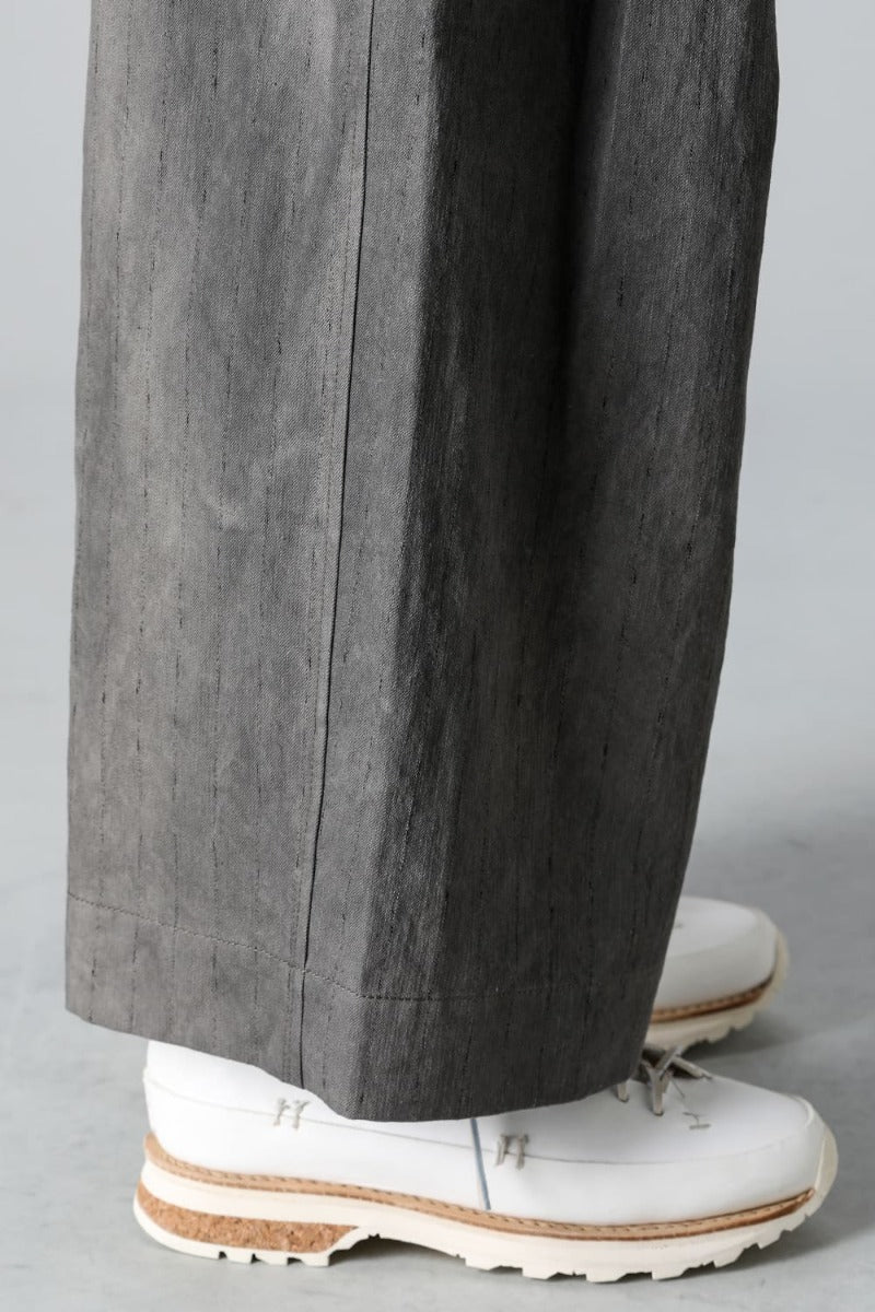 プリーツワイド トラウザーズ