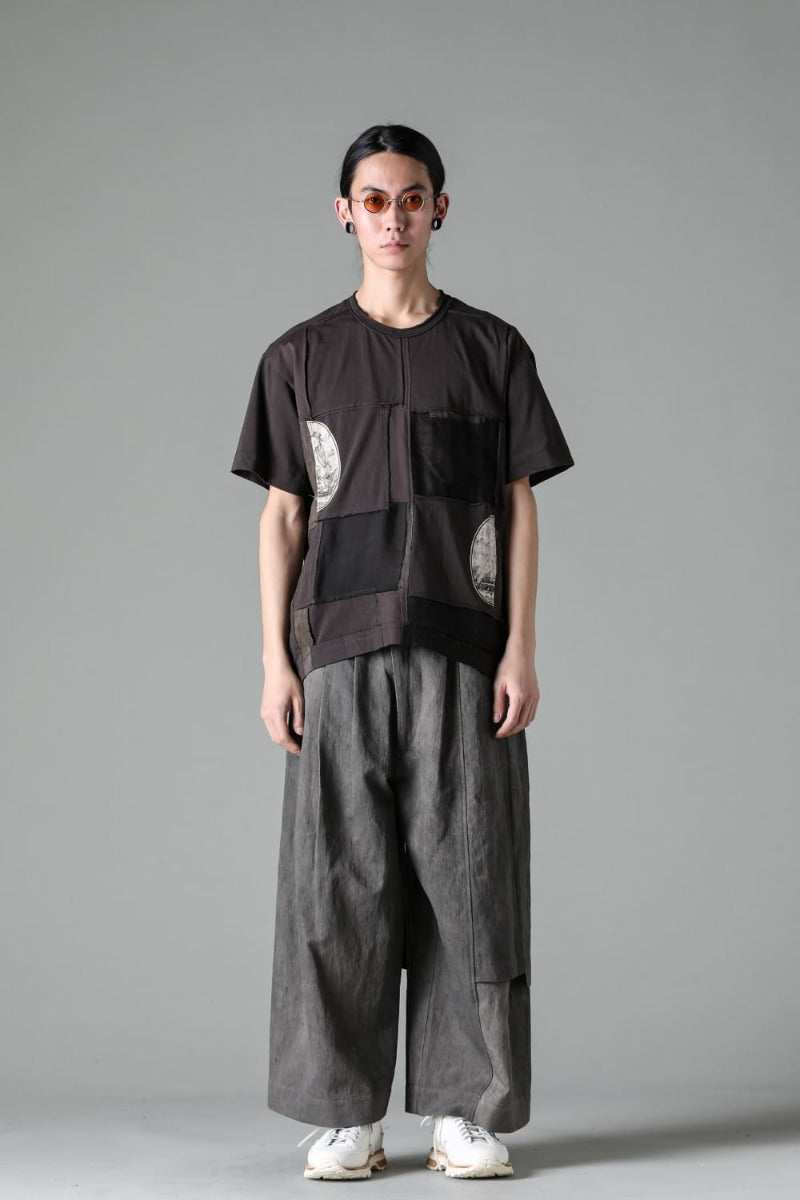 プリーツワイド トラウザーズ