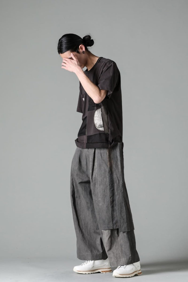 プリーツワイド トラウザーズ