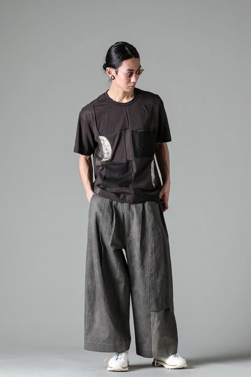 プリーツワイド トラウザーズ