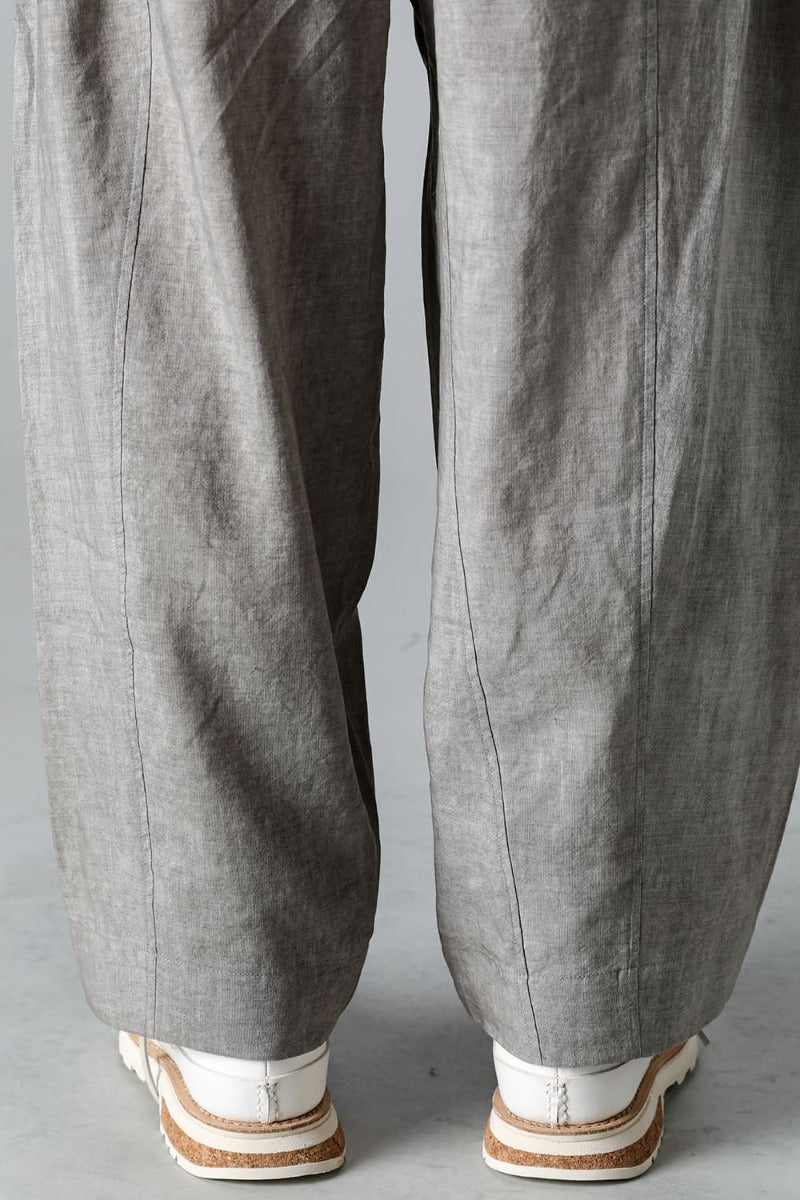 プリーツテーパードトラウザーズ