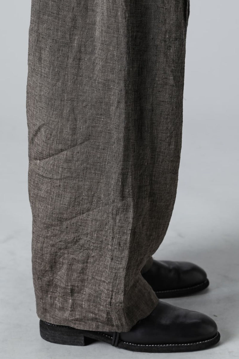 Multi-Fabric Paneled Trousers