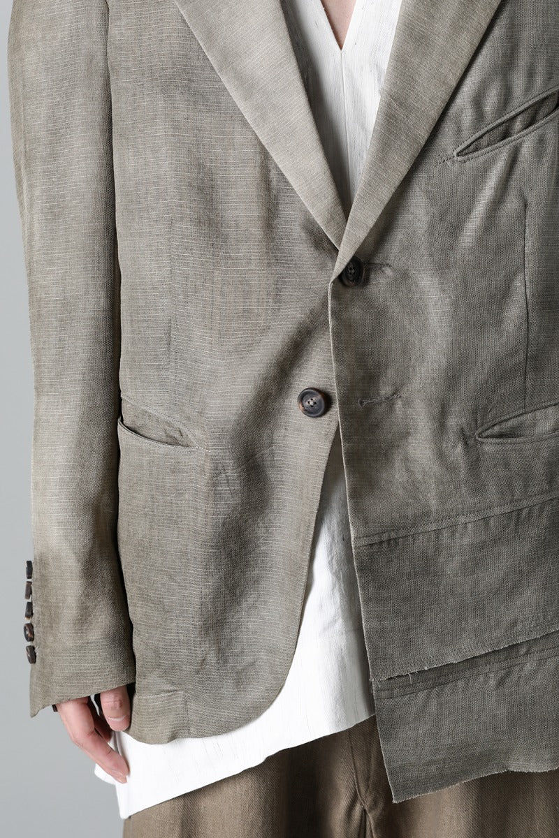 Asymmetrical Panel Blazer