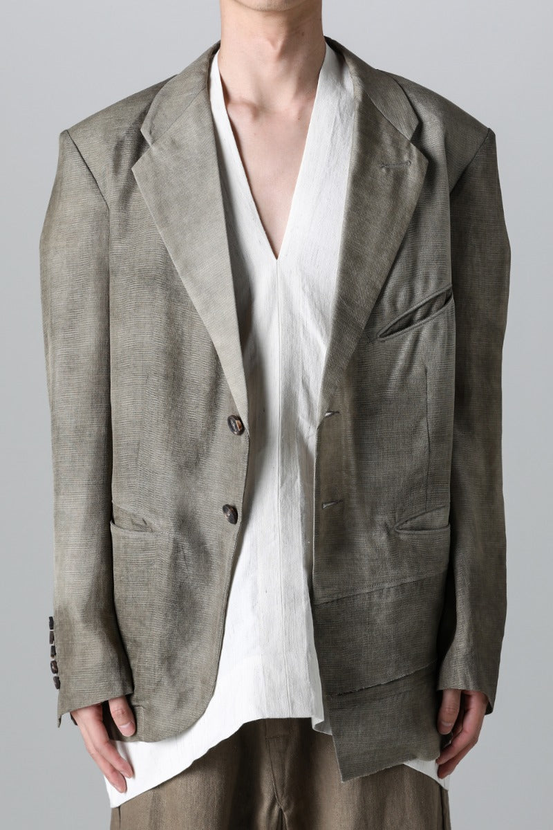 Asymmetrical Panel Blazer