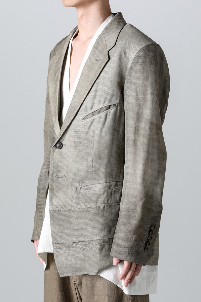 Asymmetrical Panel Blazer