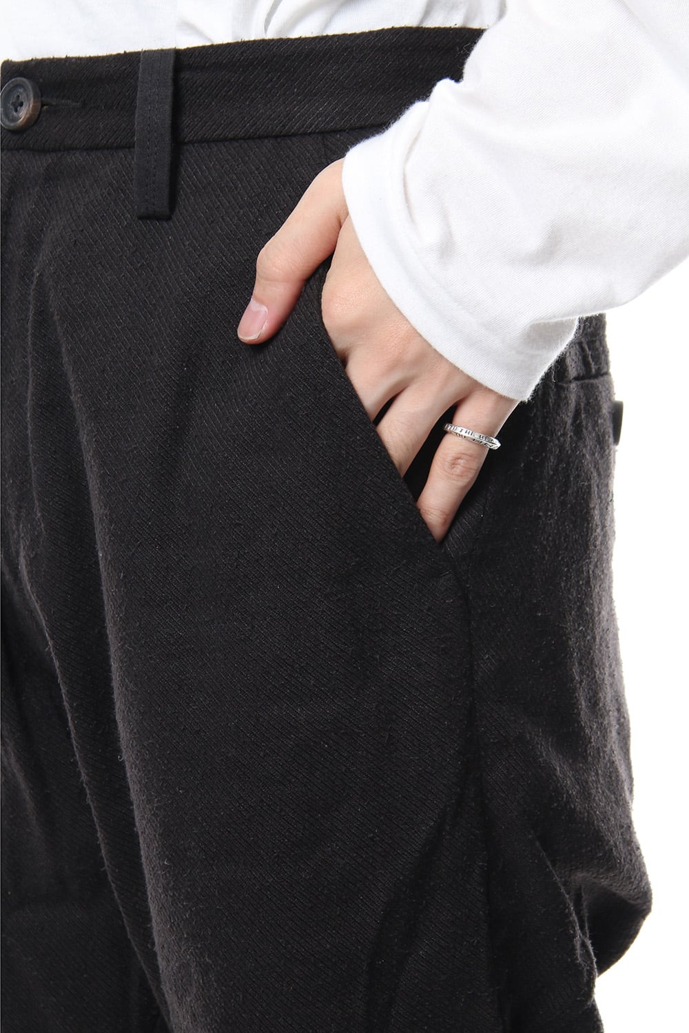 Linen Silk Slim Pants