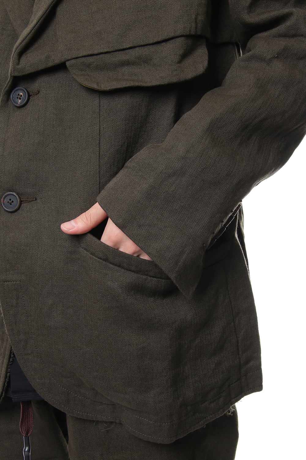 Over Sized Peaked Lapel Jacket