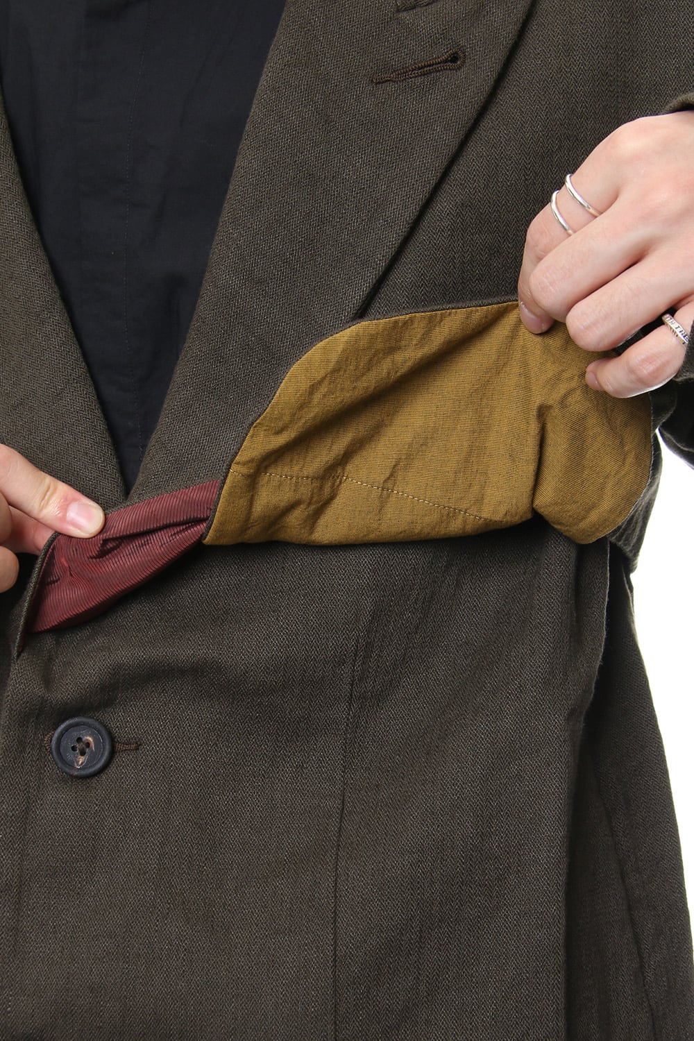 Over Sized Peaked Lapel Jacket