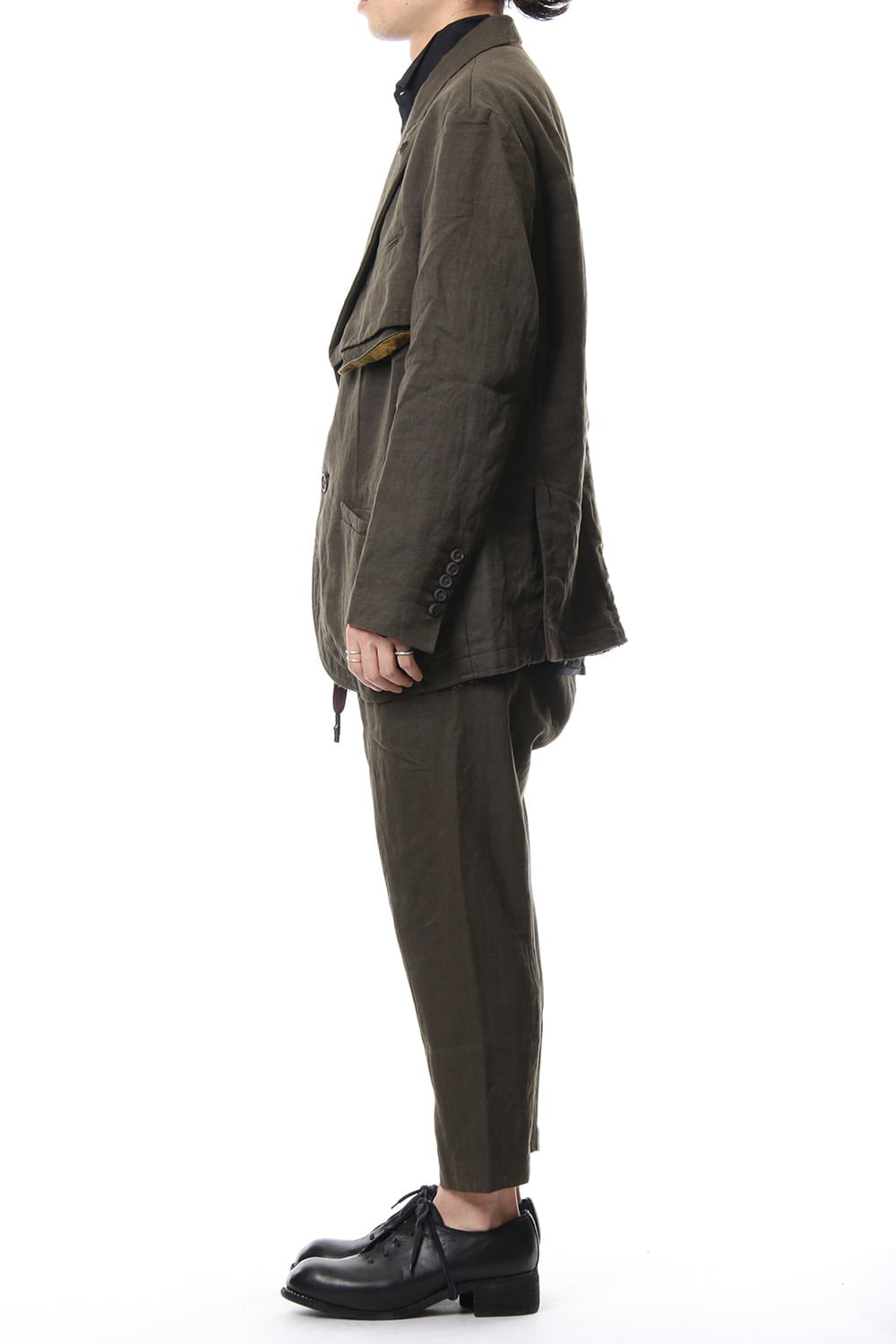 Over Sized Peaked Lapel Jacket