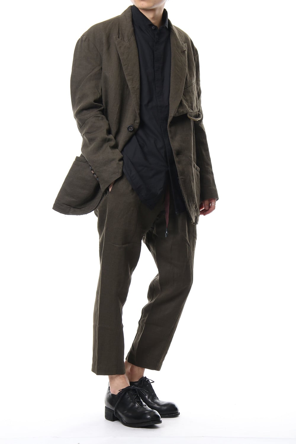 Over Sized Peaked Lapel Jacket