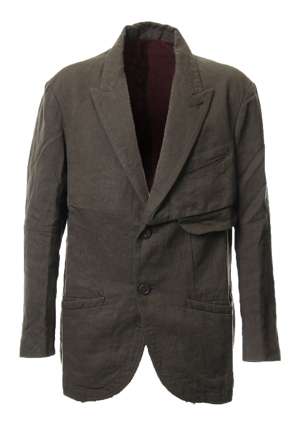Over Sized Peaked Lapel Jacket