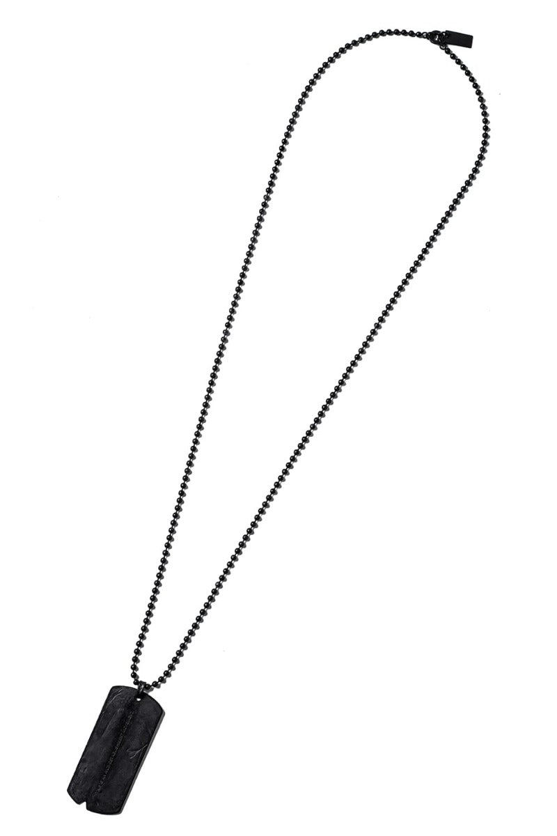 Dog Tag Necklace Black