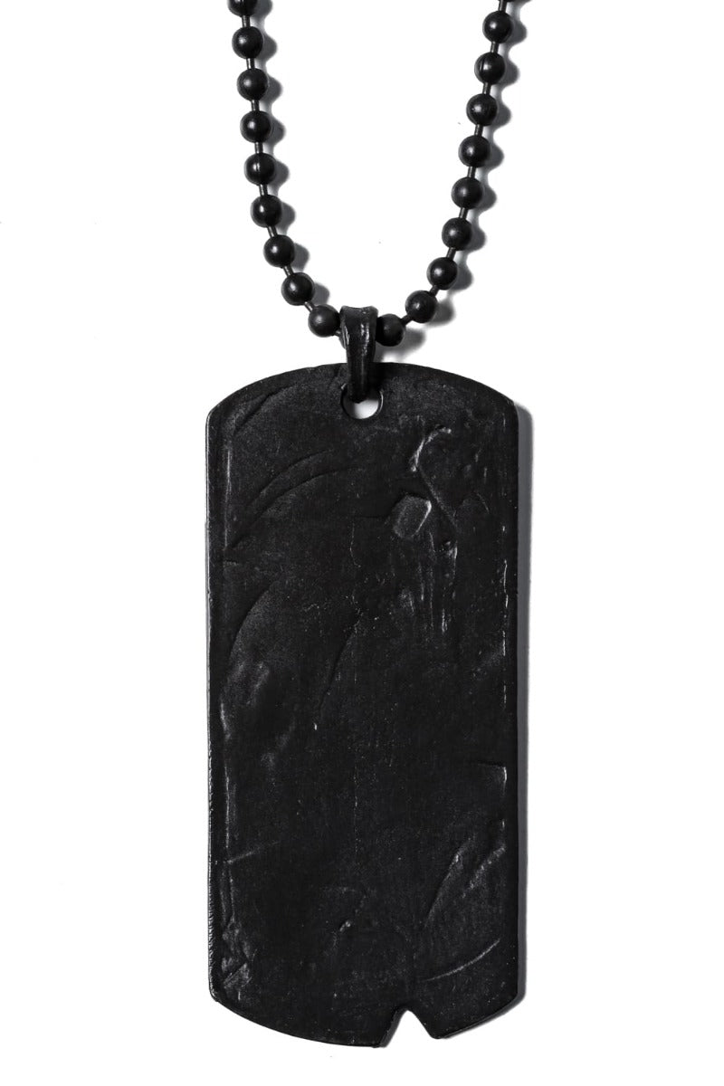 Dog Tag Necklace Black