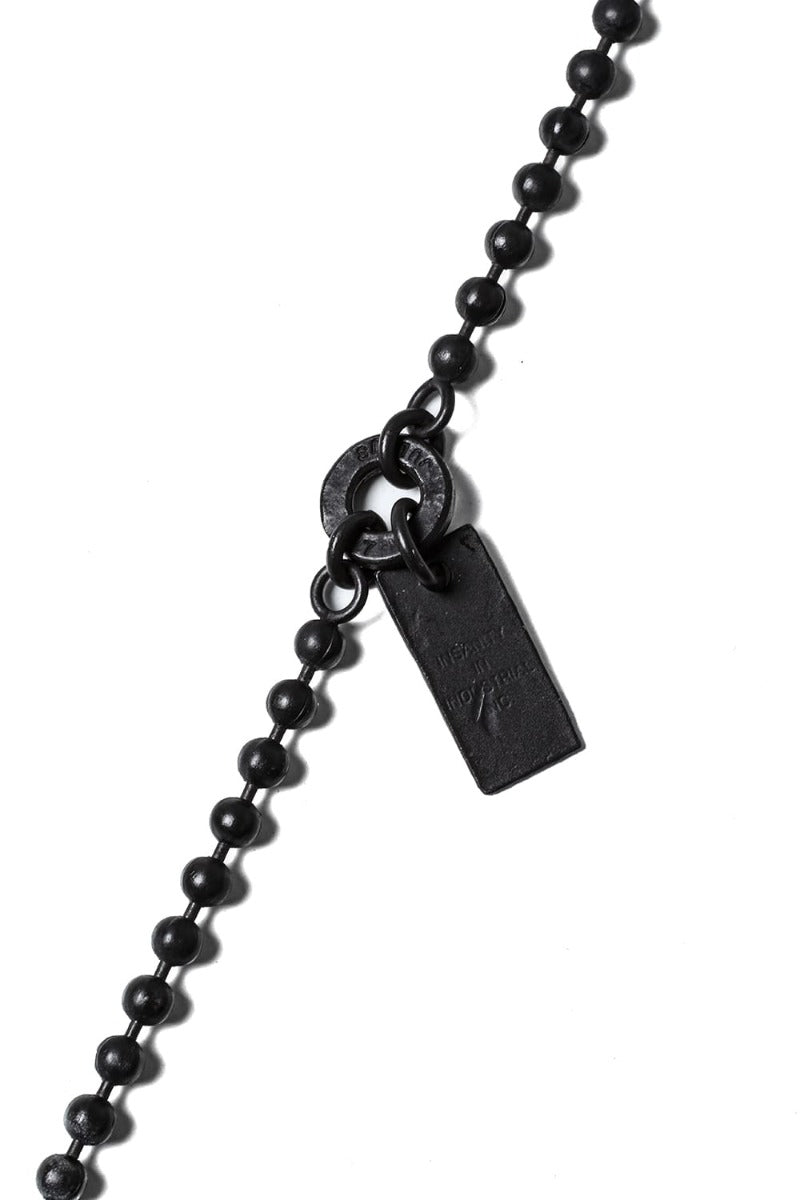 Dog Tag Necklace Black