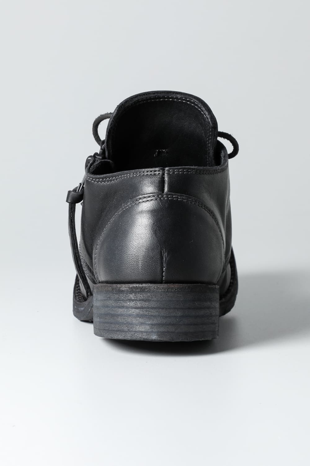 Horse Leathe Derbyy Shoes Black