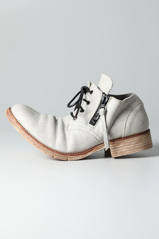 Horse Leathe Derbyy Shoes Dusty White