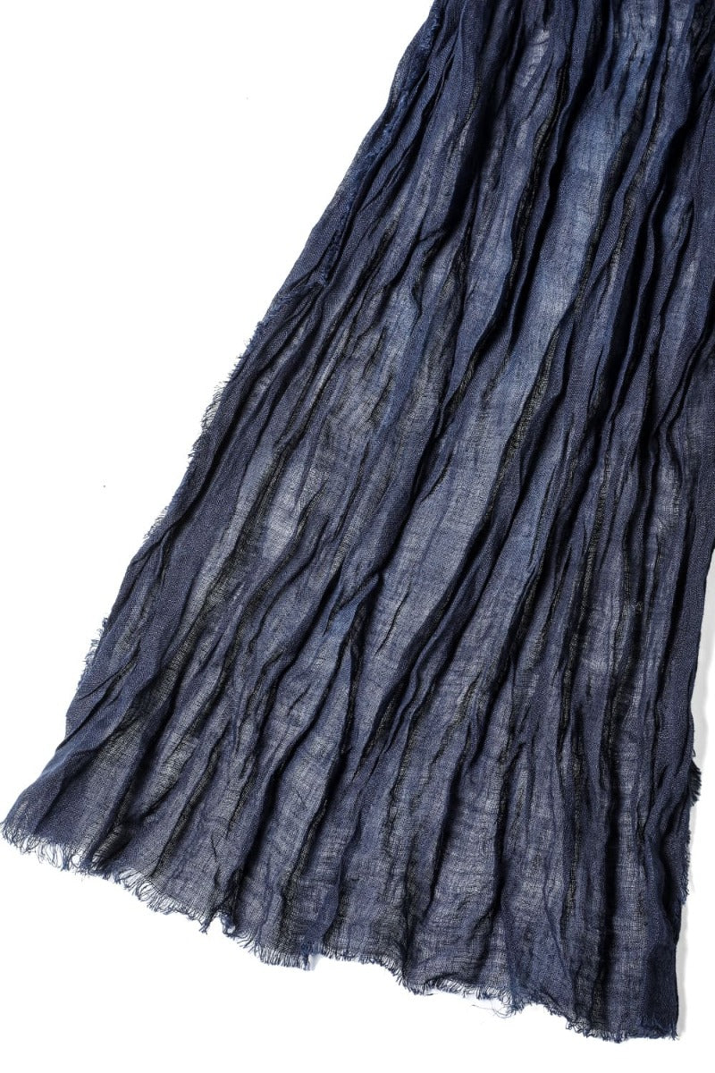 Stole linen gauze Navy