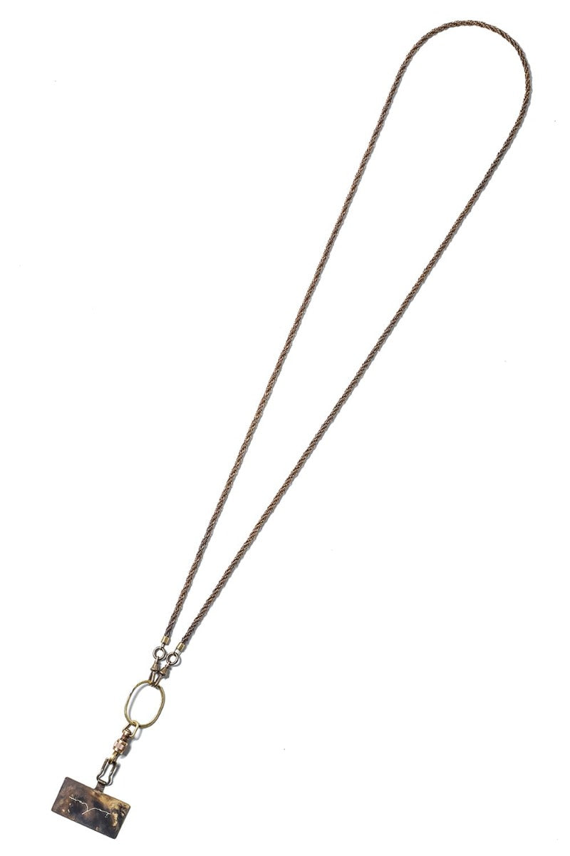 Phone strap Antique Brass