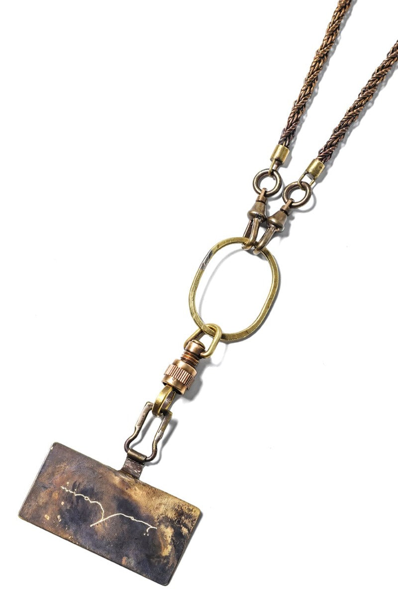 Phone strap Antique Brass