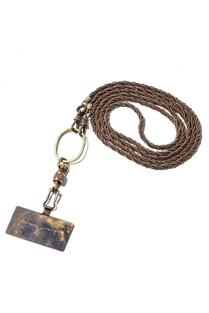 Phone strap Antique Brass