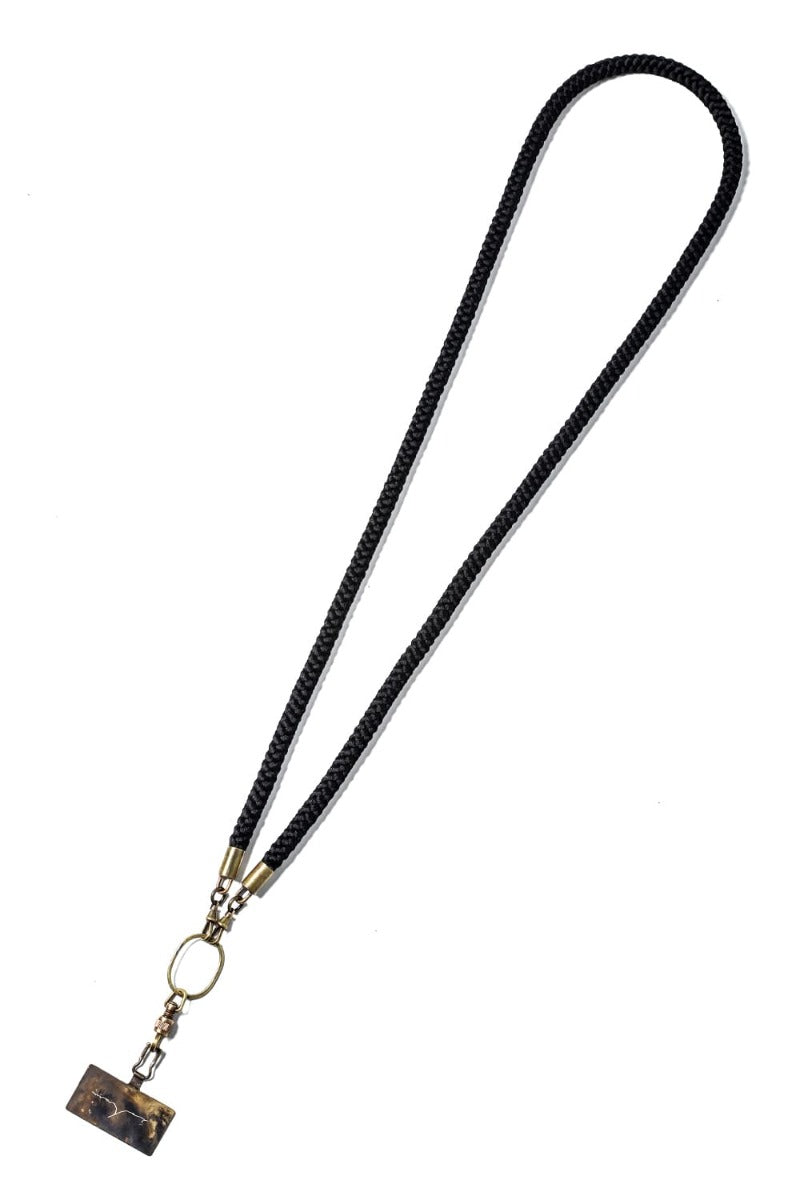Phone strap EDO Kumi Himo Black