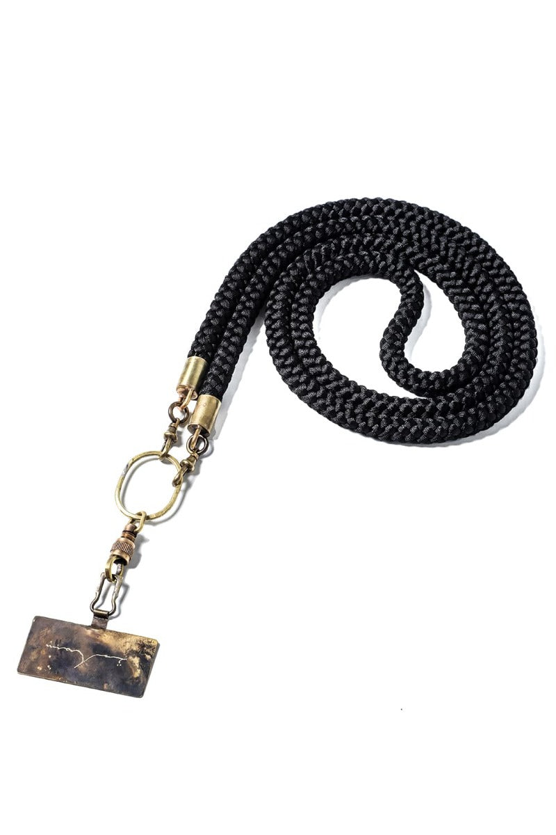 Phone strap EDO Kumi Himo Black