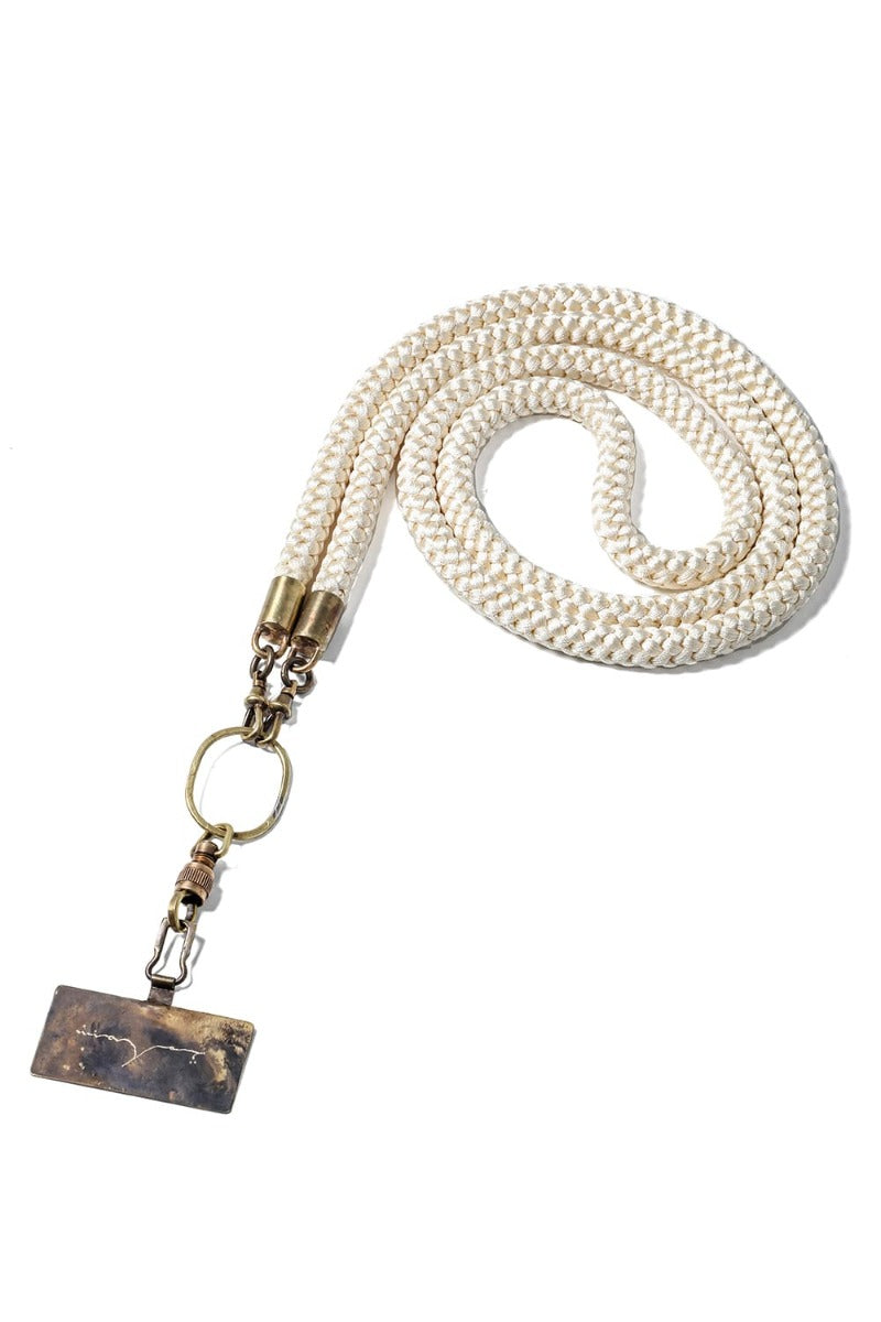 Phone strap EDO Kumi Himo Beige