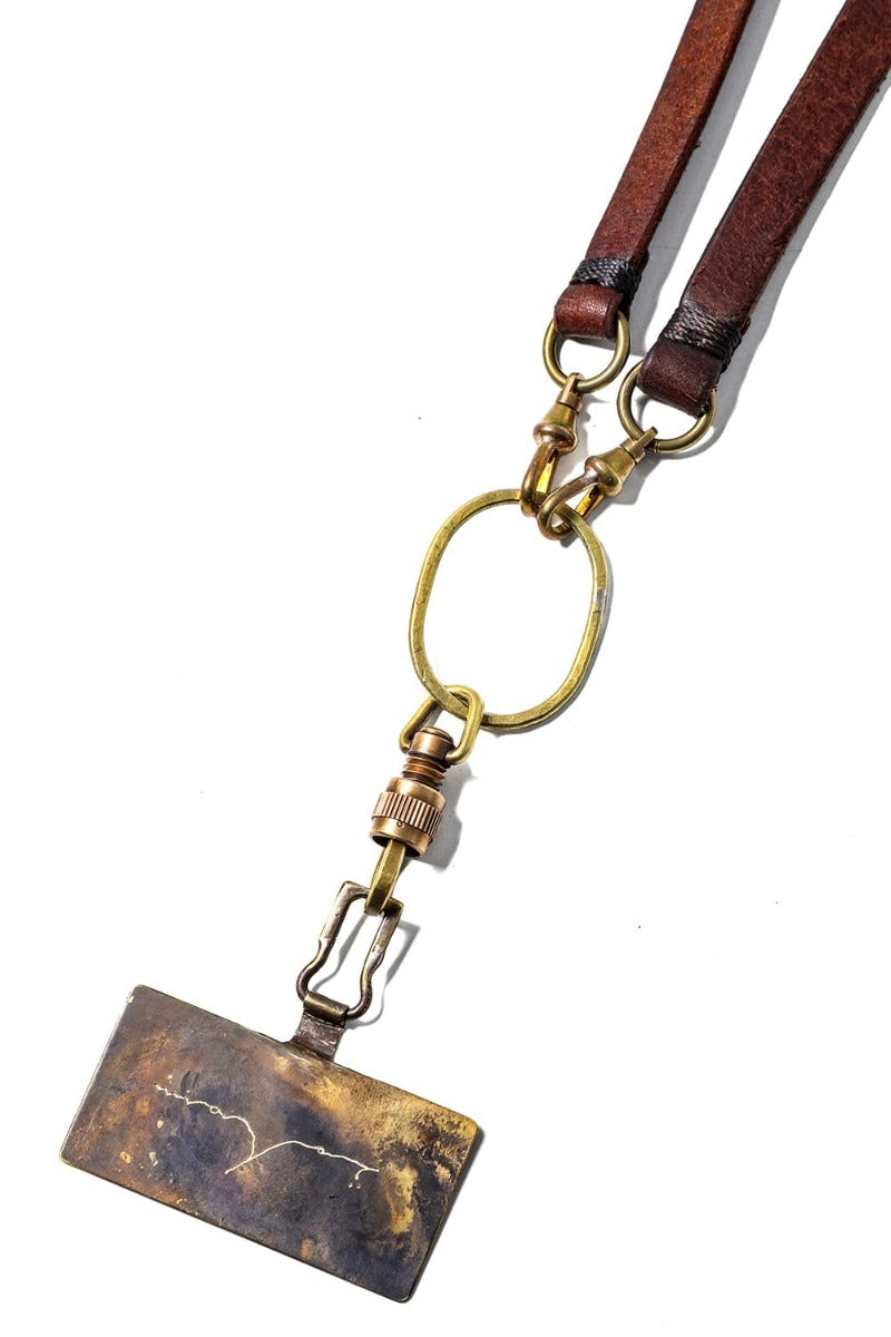 Phone strap Pueblo Leather TABACCO