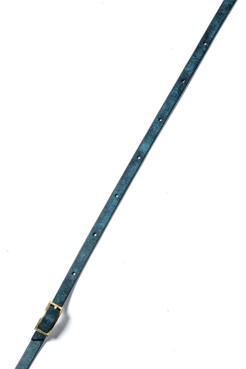 Phone strap Pueblo Leather Petrolio