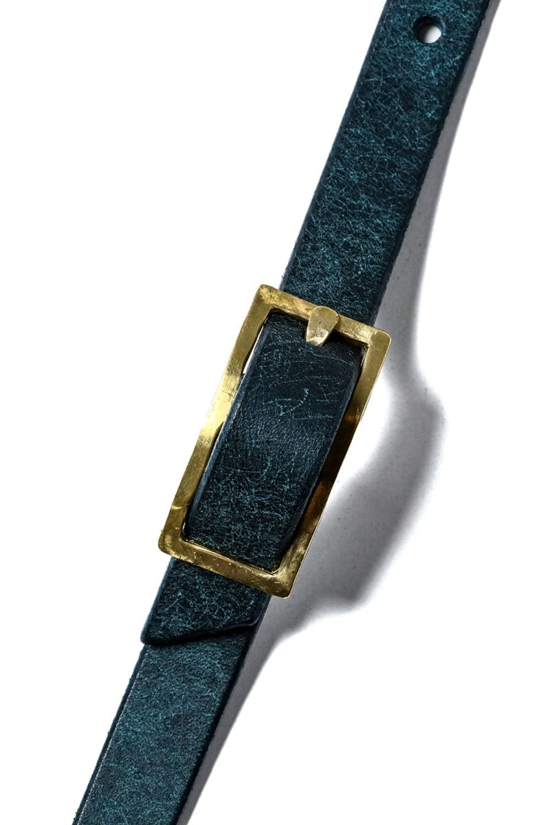 Phone strap Pueblo Leather Petrolio