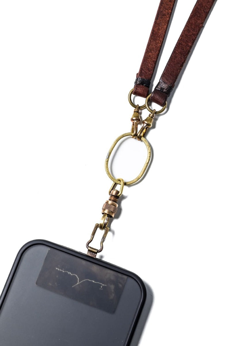 Phone strap Pueblo Leather TABACCO