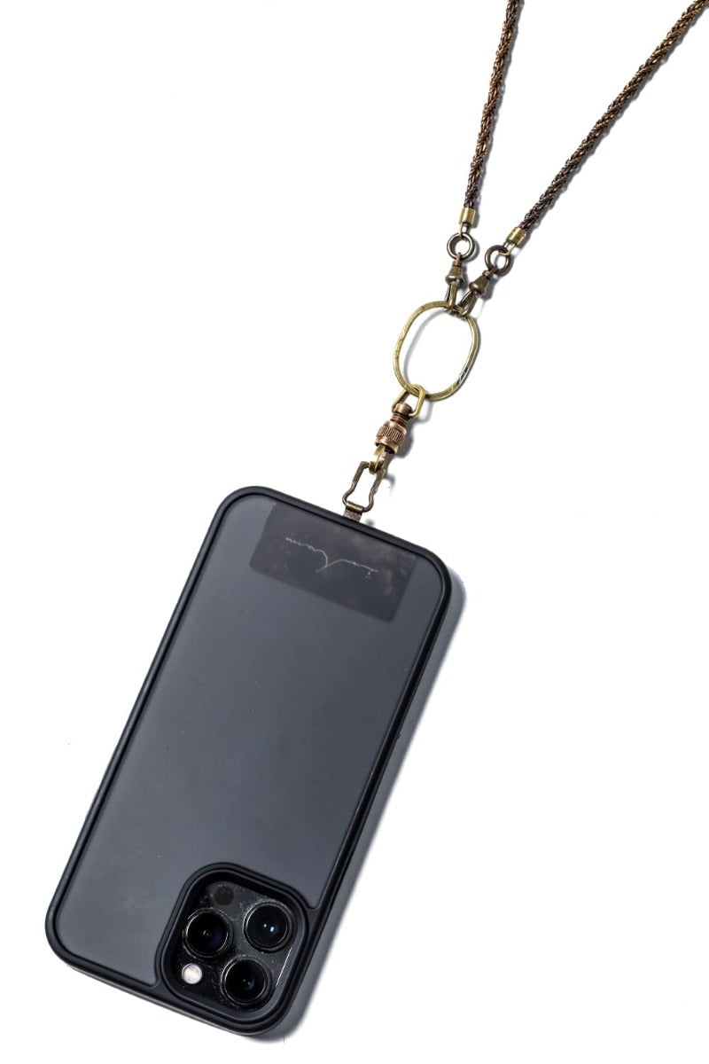 Phone strap Antique Brass