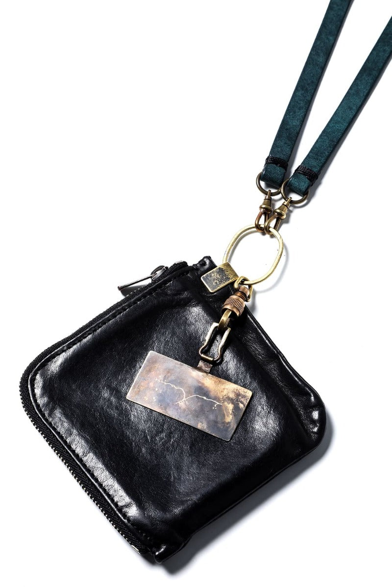 Phone strap Pueblo Leather Petrolio