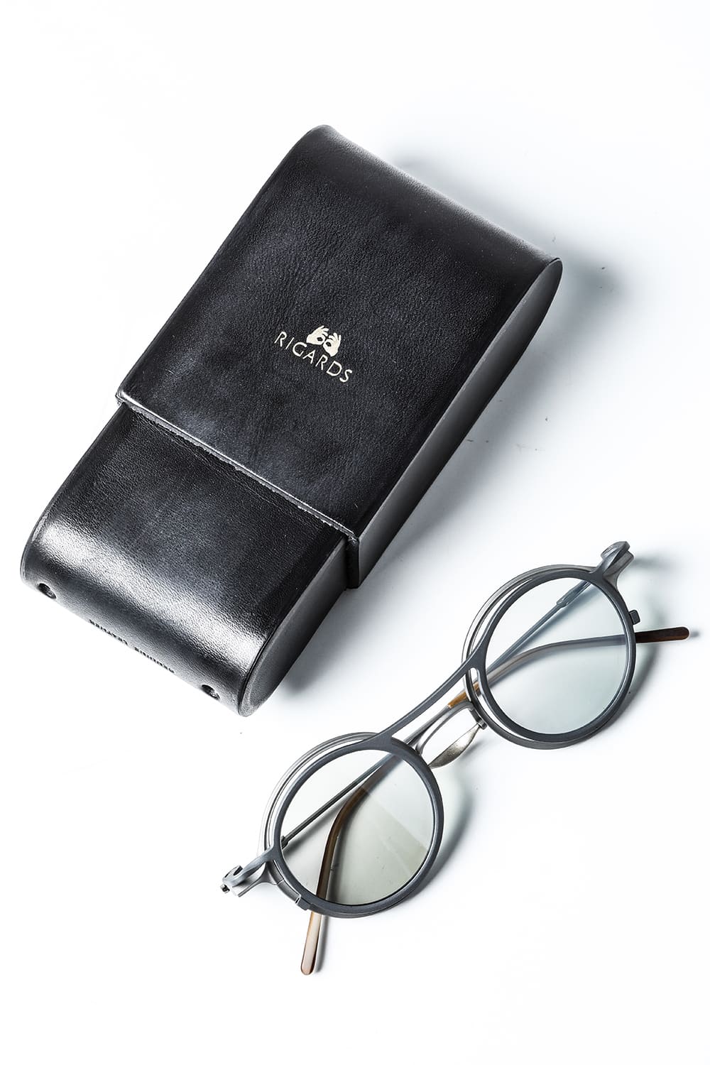 RIGARDS collaboration sunglasses - Gray+Gray / Clear+L.Mirror