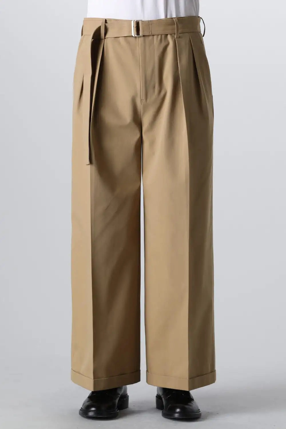 Belted Buggy Trousers  Camel