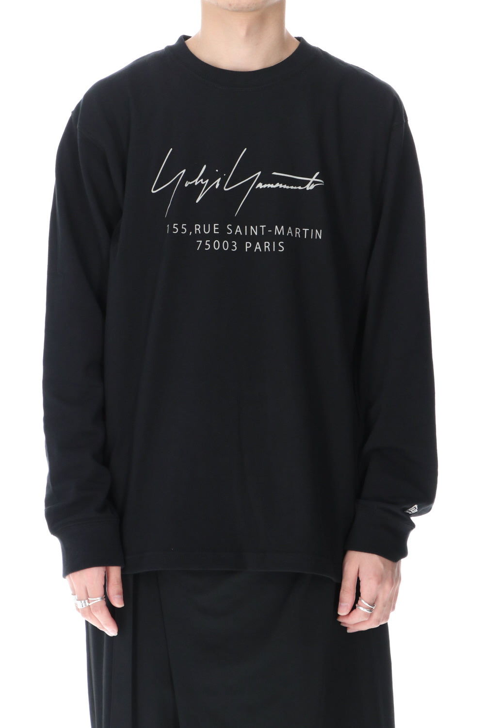 New Era × Yohji Yamamoto Long Sleeve Cotton Tee