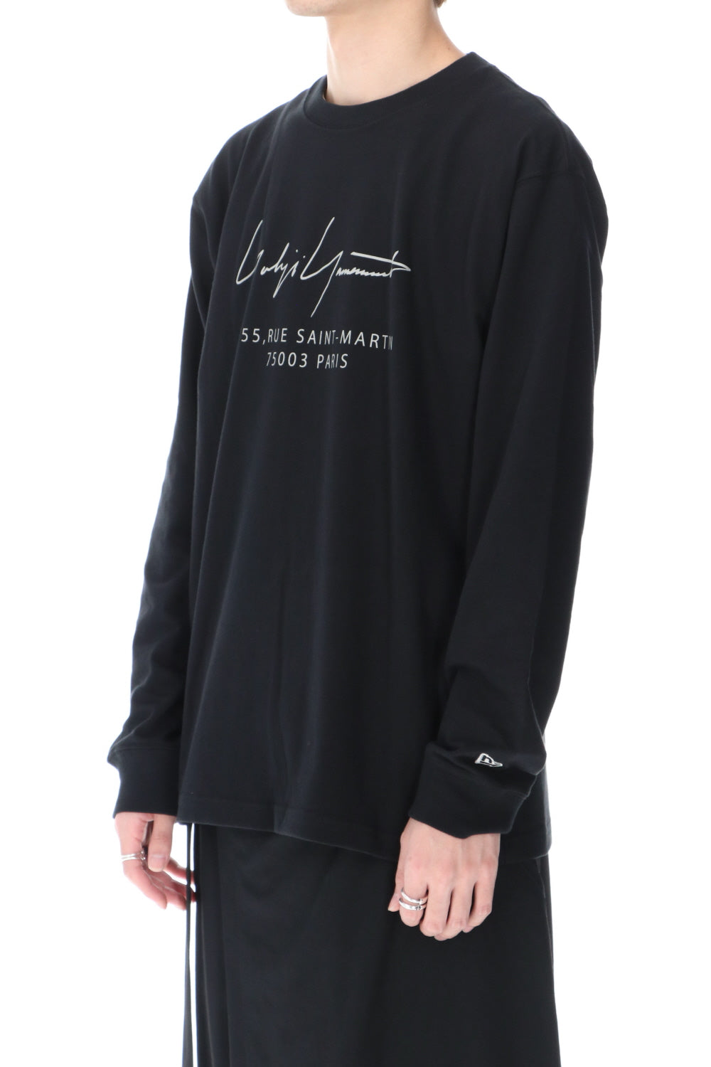 New Era × Yohji Yamamoto Long Sleeve Cotton Tee