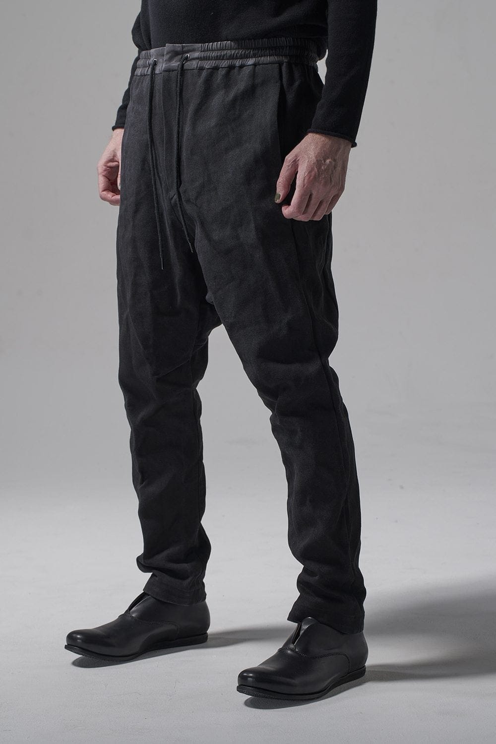 ドロップクロッチパンツ ヘビー和紙 デニム