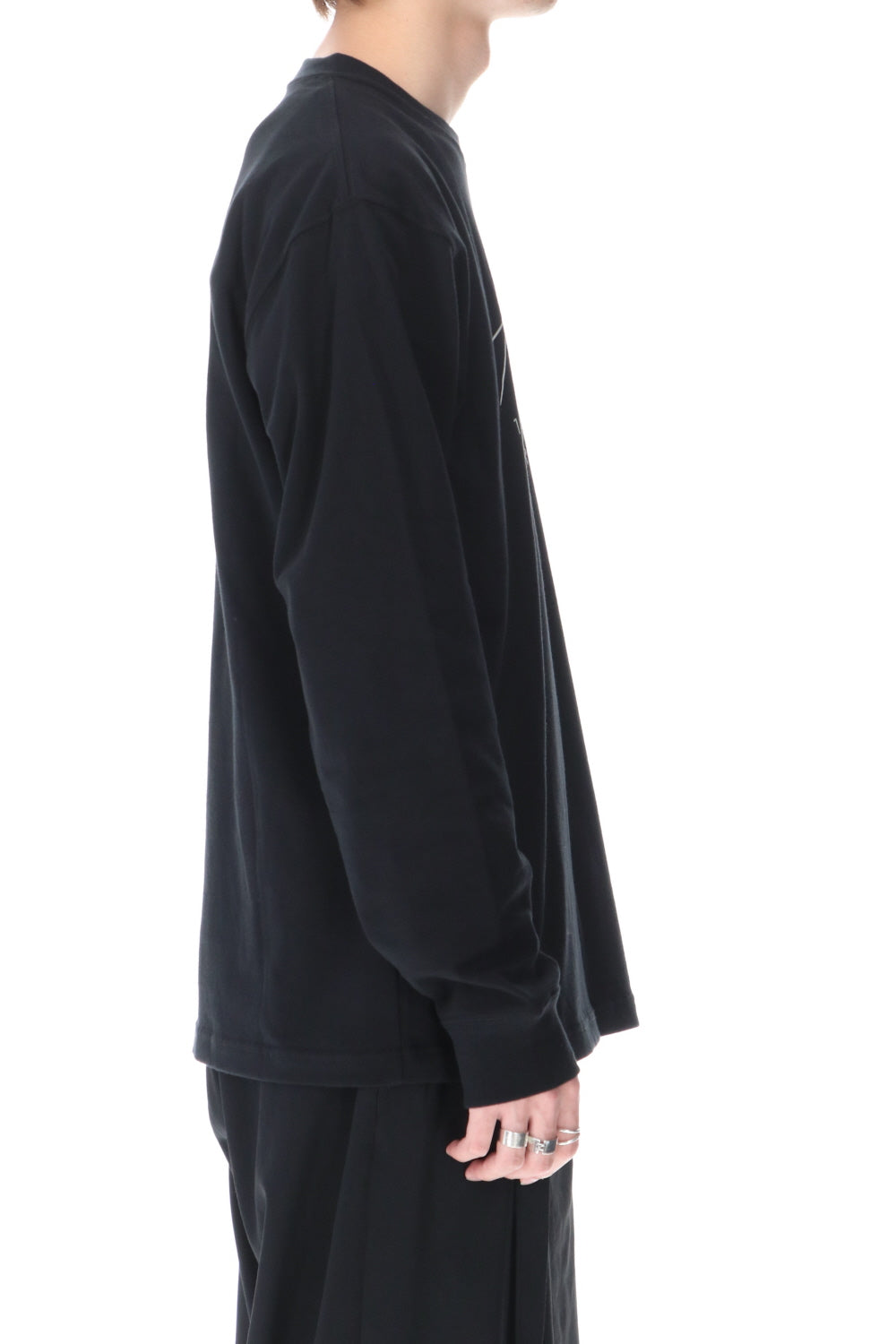 New Era × Yohji Yamamoto Long Sleeve Cotton Tee