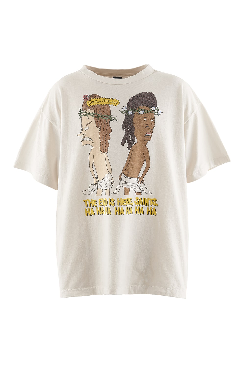 DENIM TEARS × ©SAINT M×××××× HLY&VIRTS Short sleeve T-shirt