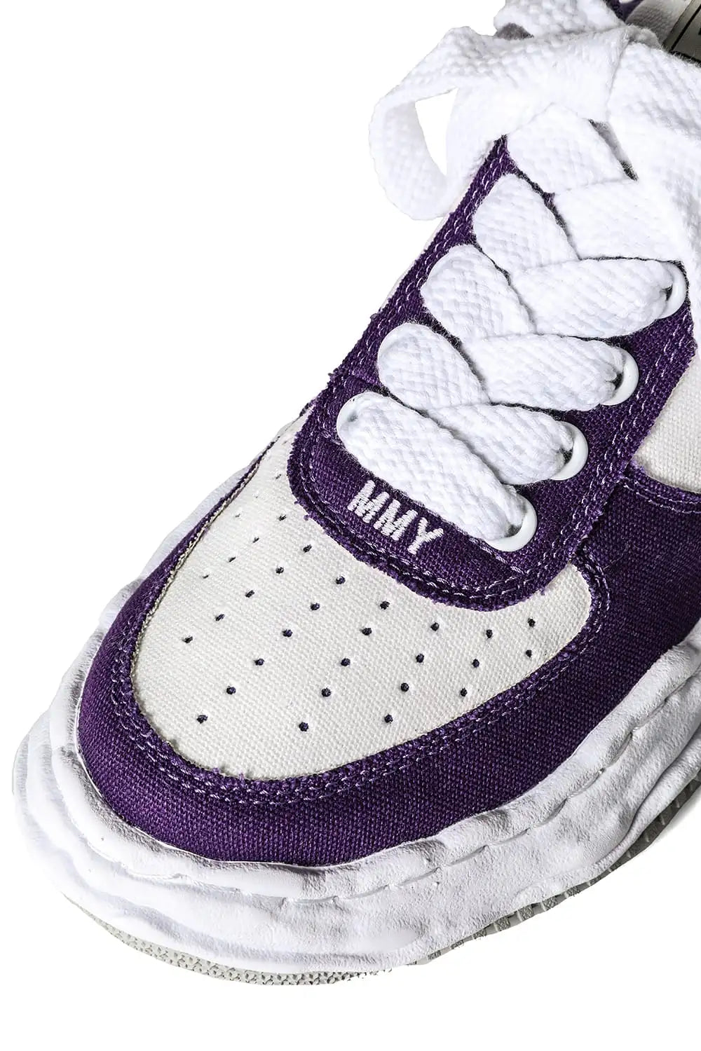 WAYNE Original sole Canvas Low-Cut sneakers Purple/White