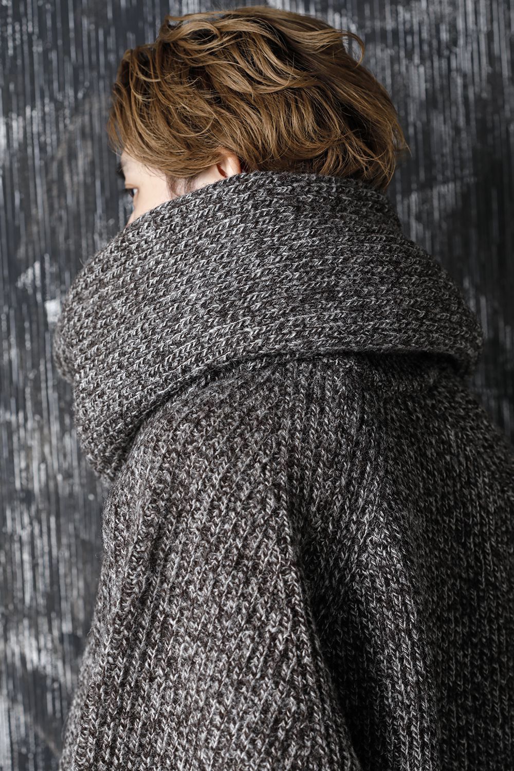 KNITTED SCARF - Dark Mere