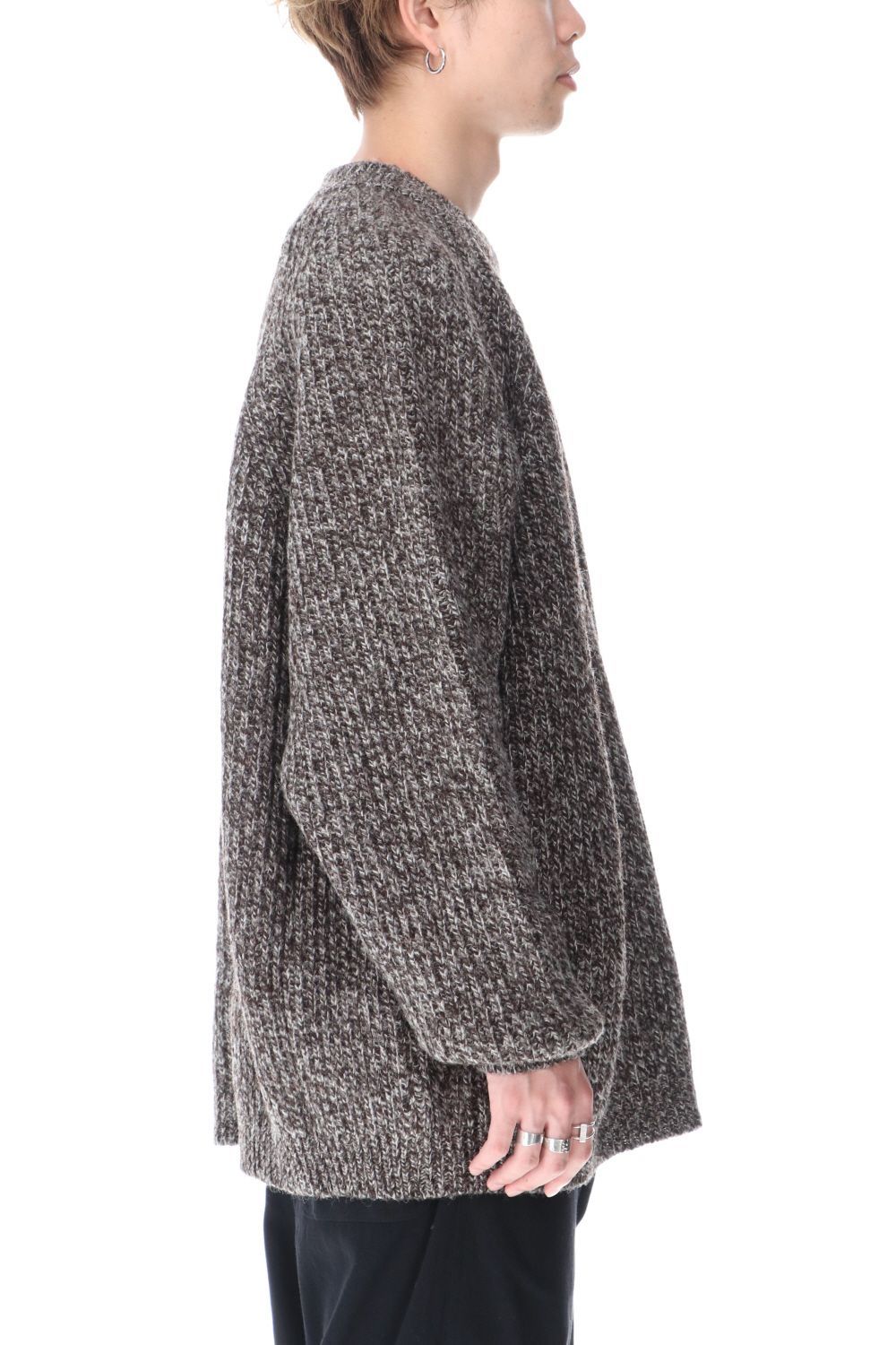 KNITTED CREW NECK - Dark Mere