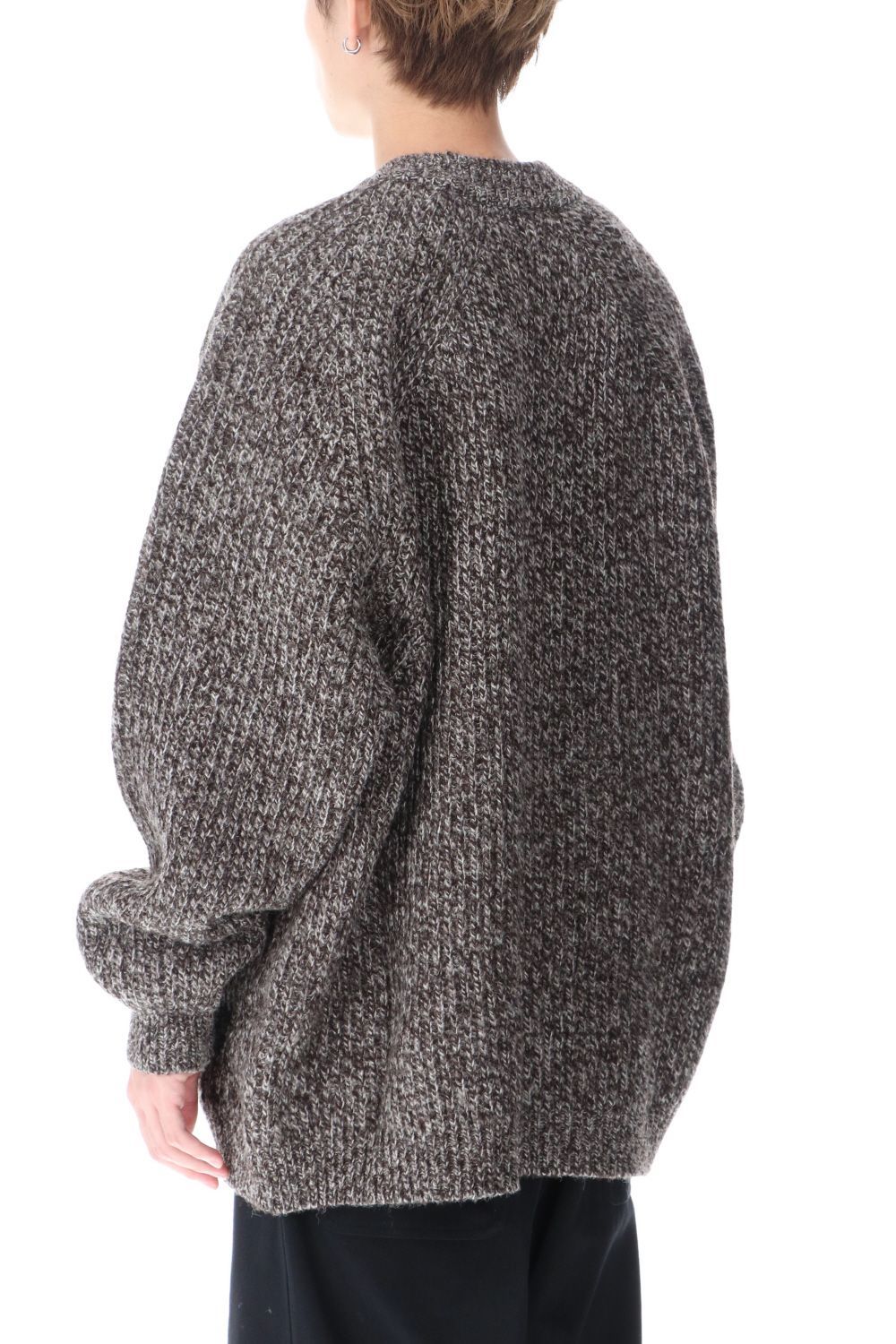 KNITTED CREW NECK - Dark Mere