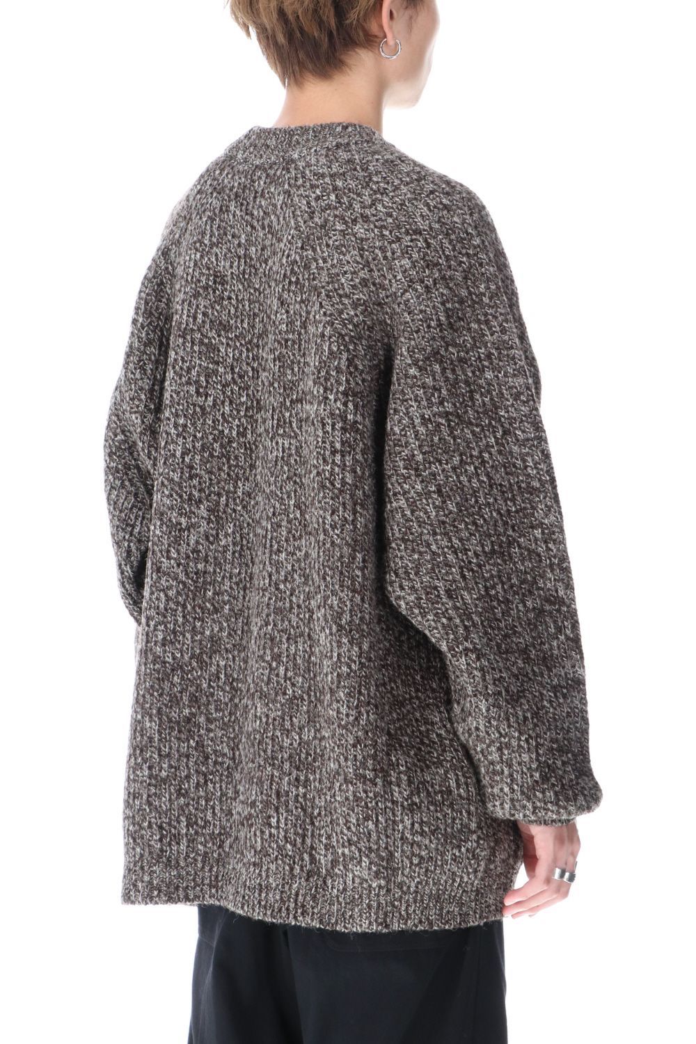 KNITTED CREW NECK - Dark Mere