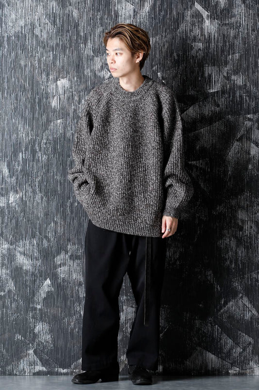 KNITTED CREW NECK - Dark Mere