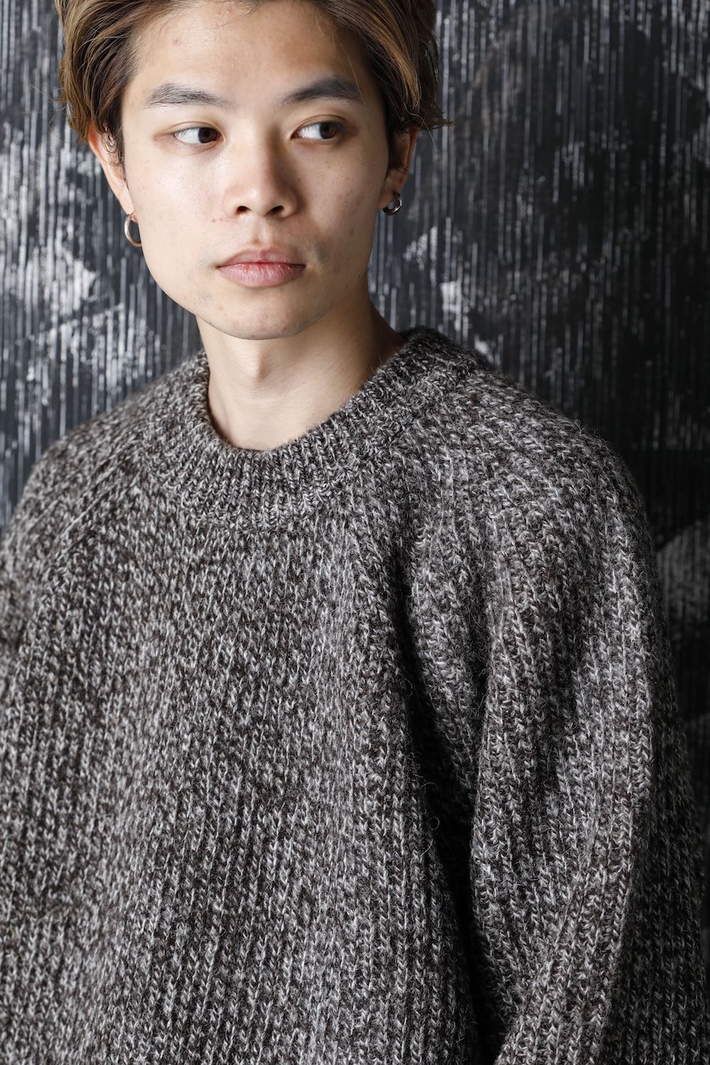 KNITTED CREW NECK - Dark Mere