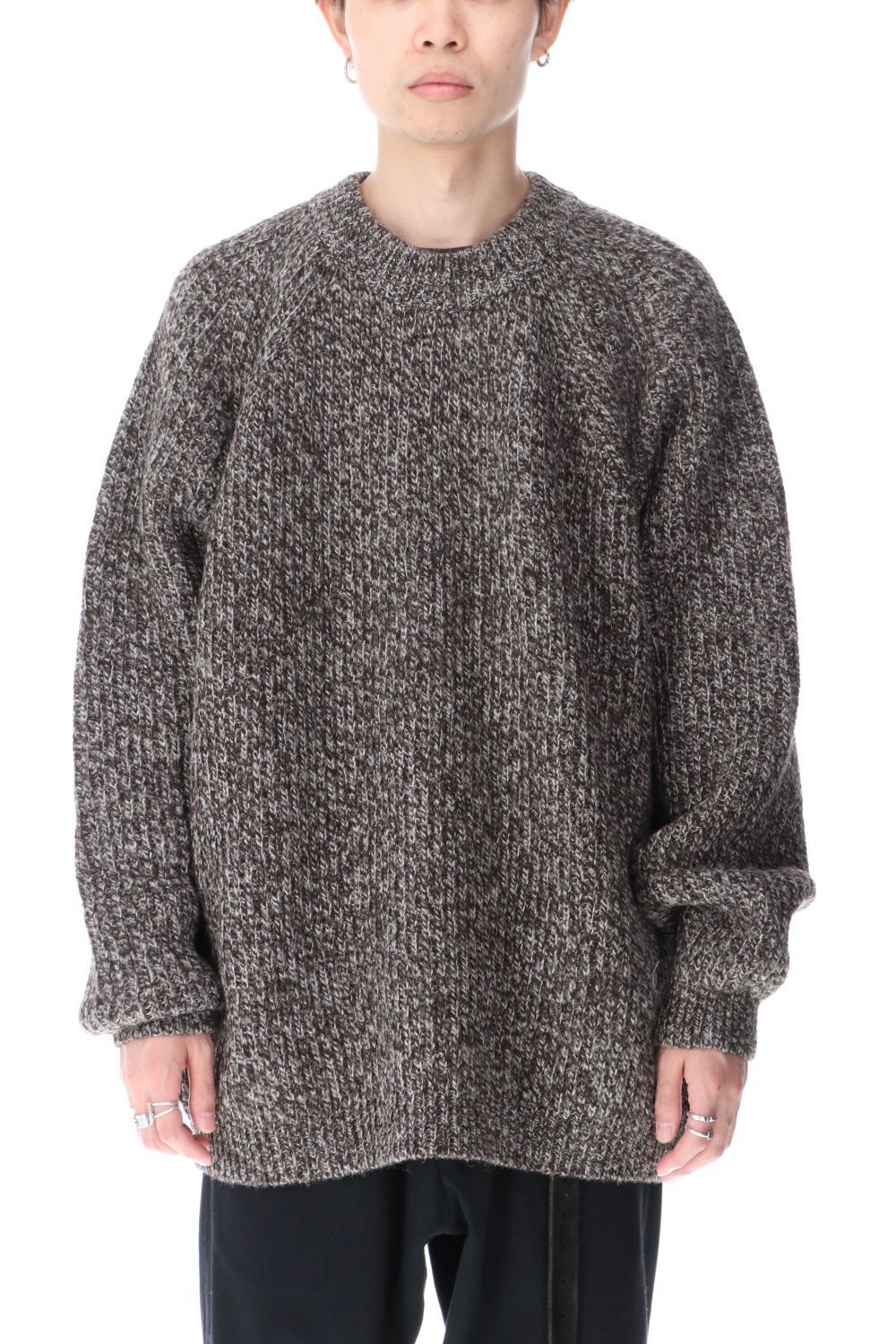 KNITTED CREW NECK - Dark Mere