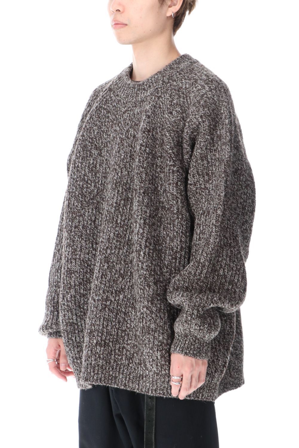 KNITTED CREW NECK - Dark Mere